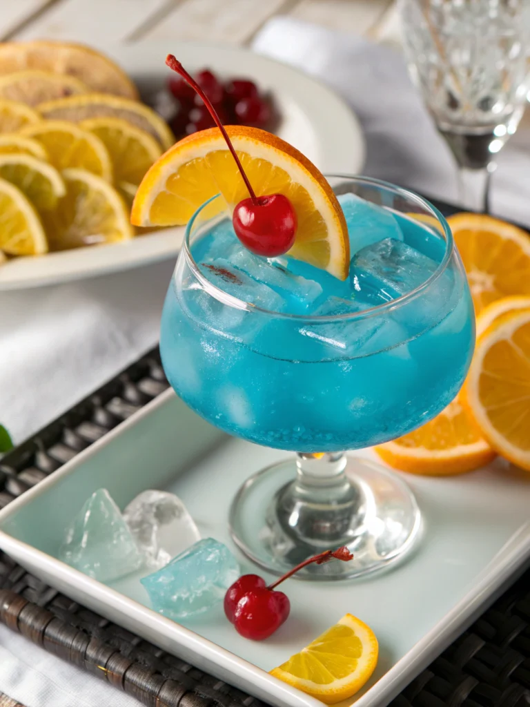 Blue Cocktail Drink