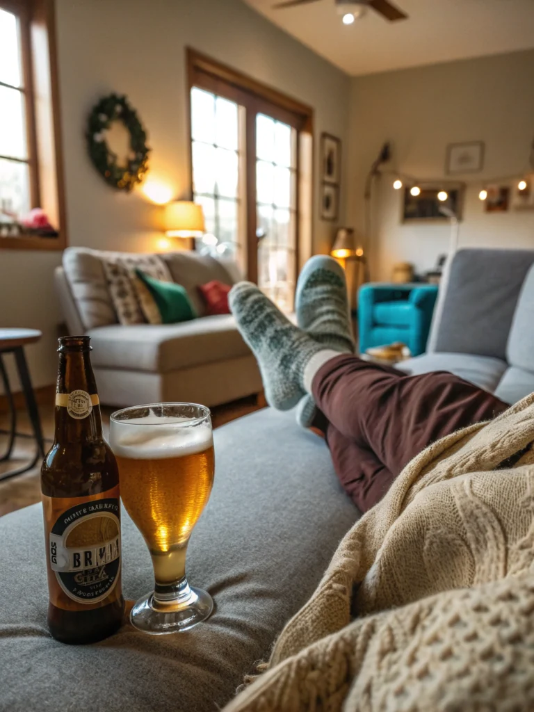 Chilling with Beer at Home: Simple Relaxing Moments 2 Chilling with Beer at Home