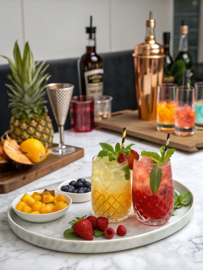 Cocktail Making Aesthetic