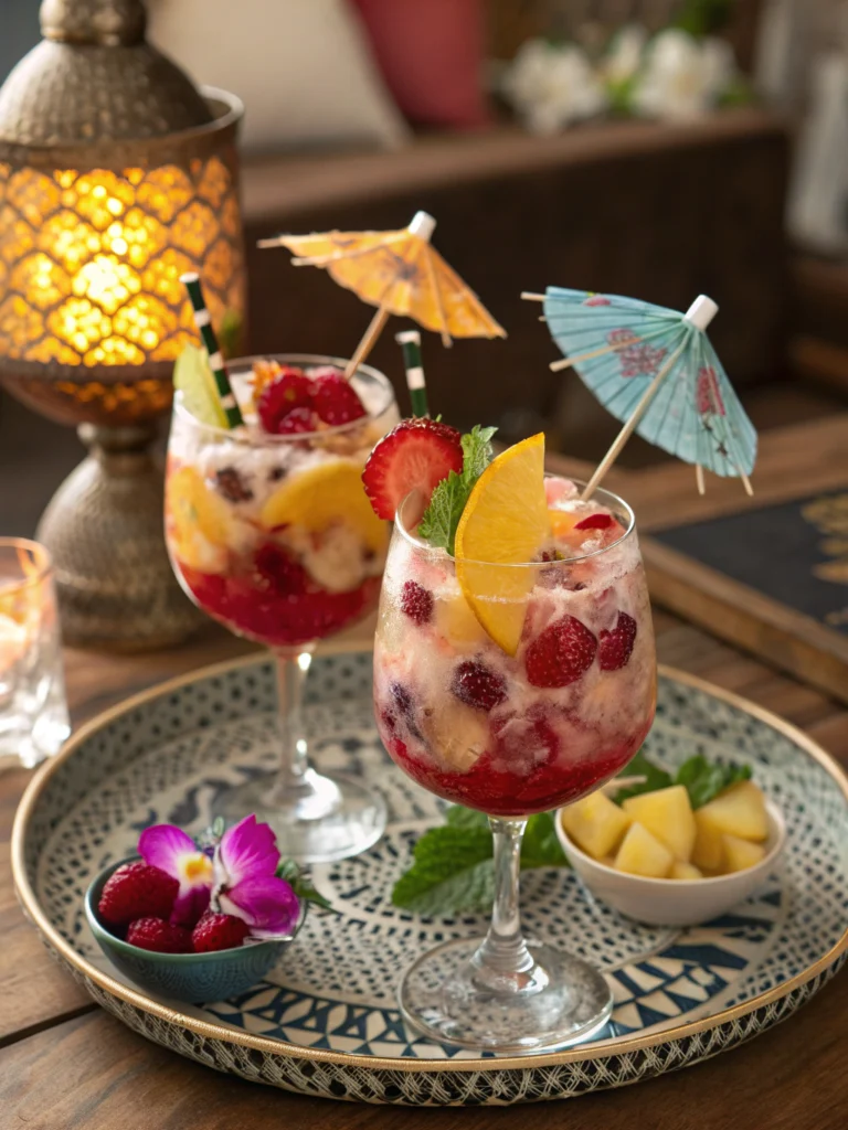 festive mocktails